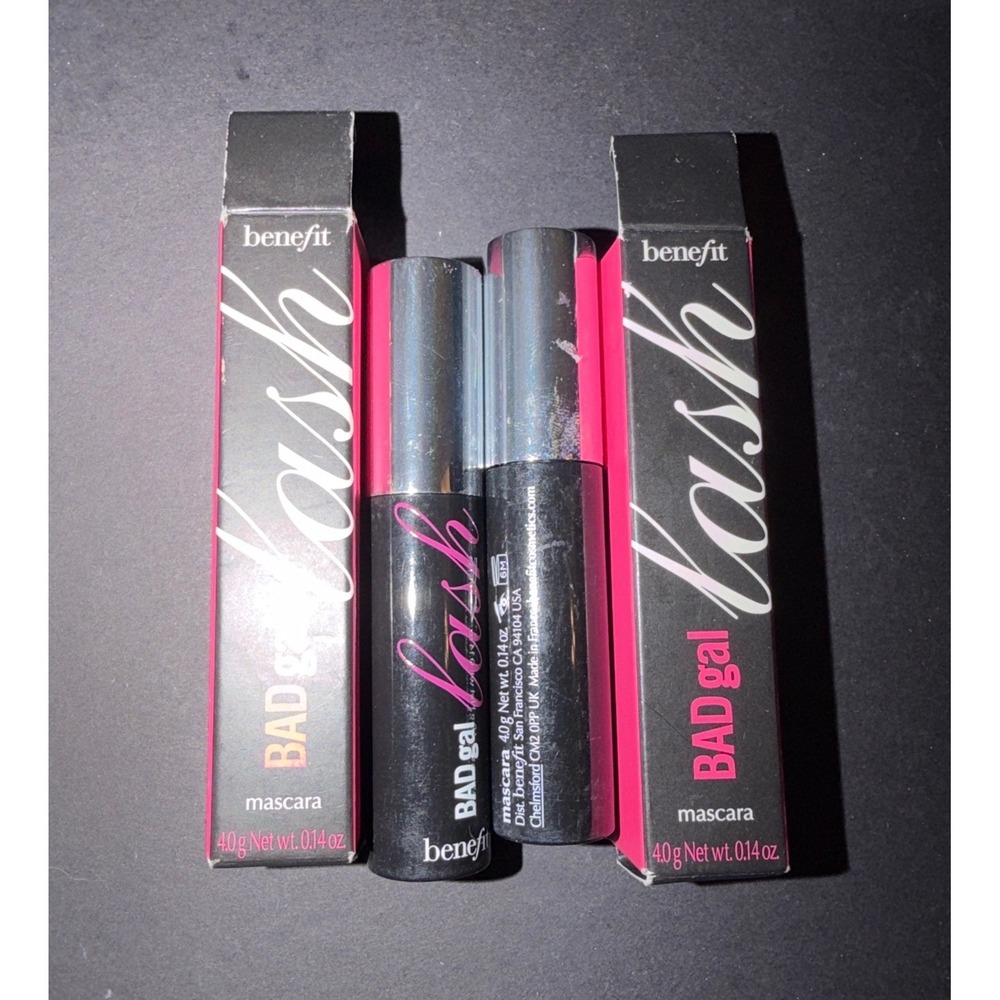 Benefit BADgal Lash Mascara Set of 2 Volumizing Lengthening Travel makeup